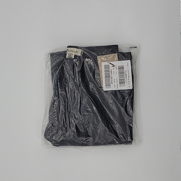 Madewell $128 10" High-Rise Skinny Jeans on Black Frost size 26 NWT NG493 - Picture 13 of 14